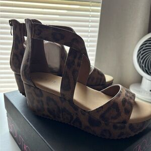 Corkys Brown Wedge Shoes Stylish and Comfortable